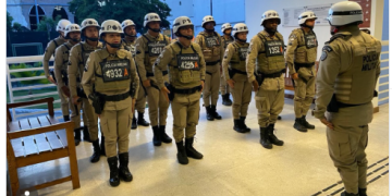 PM reforça segurança durante o Natal Encantado em Feira de Santana