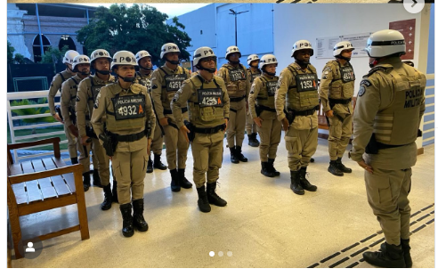 PM reforça segurança durante o Natal Encantado em Feira de Santana