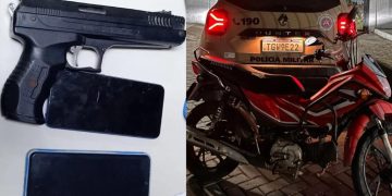 65ª CIPM recupera moto roubada e apreende adolescentes com simulacro em Feira de Santana