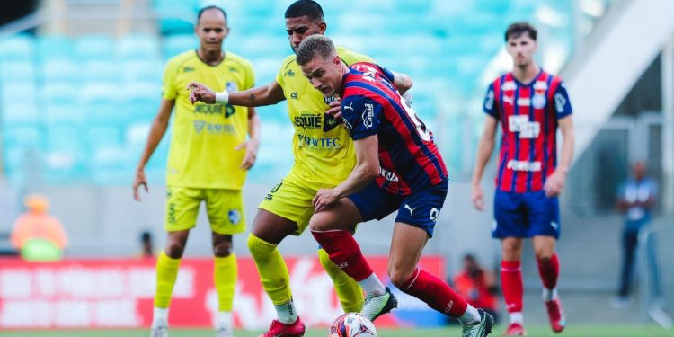 Bahia estreia com vitória por 4 a 2 no Baianão e rodada também registra empates e viradas